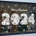 thumbnail image 4 of Pegatina estática de copo de nieve blanco para puerta de vidrio, producto navideño, Papá Noel, alce, muñeco de nieve, pegatina para ventana, 2024, 4 of 4