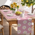 thumbnail image 6 of Placemats Set of 6, White Daisies Place Mats Pink Background Tablemats Washable Placemat Table Decoration for Kitchen Table Dinner Party Home Decor Indoor Outdoor 13x19 Inch, 6 of 9