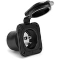 thumbnail image 4 of 15A 5-15 RV Shore 125V Power Inlet Port Flanged Inlet for NEMA w/Waterproof Cap, 4 of 12