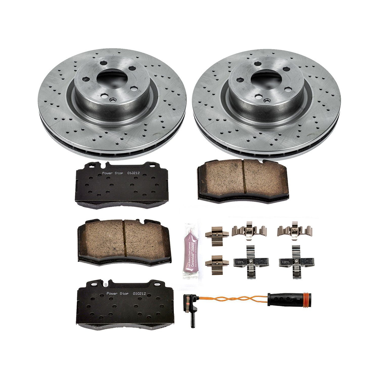 Power Stop Front Stock Replacement Brake Pad and Rotor Kit KOE5235