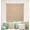 Flax, variant on Arlo Blinds Natural Weave Fabric Roller Shades, Light Filtering, Color: Sand, Size: 34.5"W x 48"H