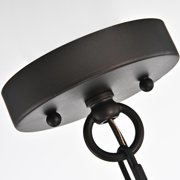 CHLOE Kenna Transitional 5 Light Rubbed Bronze Ceiling Pendant Fixture 20 Width