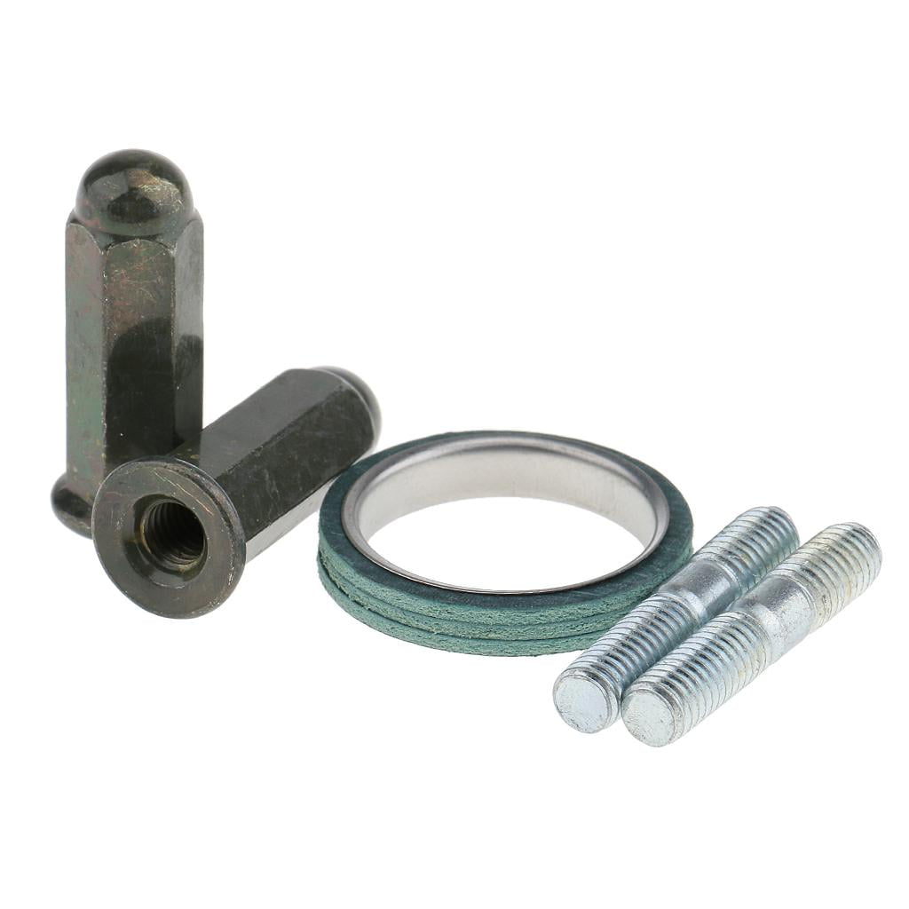 koolsoo 20x 5 Pieces Metal Exhaust Studs Nuts Gasket Sets