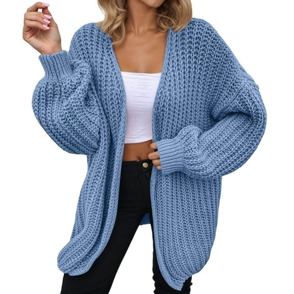 Sweater Cardigan Women Knit Down Lightweight Blue Cardigan Warm Cardigan Fall Clothes Business Casual Outfits for Women
