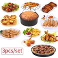 thumbnail image 5 of 2 cestas para pasteles no se sumergen en una cesta de mano redonda de 6 pulgadas, plato para pizza de 6 pulgadas + vaporizador pequeño de pie bajo-15*3 cm, 5 of 5