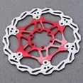 thumbnail image 3 of EeaseCA 180mm Bike Disc Brake Disc Rotor Simple Bike Disc Brake Kit for Mountain Outdoor Bike (Red), 3 of 7