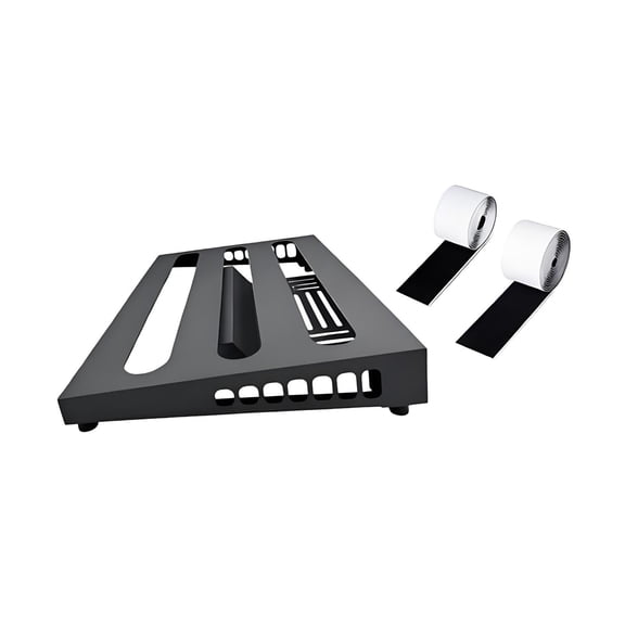 LeeQinersw 1 Piece Effects Pedal Board Alloy Guitar Pedalboard Electric Guitar Effect Board L
