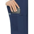thumbnail image 3 of Med Couture Scrub Pants for Women, Jersey Waist Yoga Bottoms, 6 Pockets with Mid Rise Drawstring Waistband - MC7725, 3 of 7