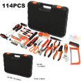 thumbnail image 4 of Household Tool Box, Home Tool Kit, 114 herramientas, con estuche negro, Material: Acero, Plástico, 4 of 5