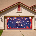 thumbnail image 5 of Red White Blue Fourth of July Celebration Banner Independence Day Patriotic Holiday Decor Fireworks Design for Outdoor Decoration Party Event, 5 of 8