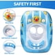 thumbnail image 4 of Asiento inflable de natación de animales para niños de 1 a 4 años (coche deportivo azul) Verano, 4 of 5