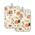 thumbnail image 7 of Yayeee Pot Holders Kitchen Heat Resistant with Pocket 7"x9.8" Cotton Oven Cooking Hot Pads, Orange Fall Pumpkin, 7 of 7