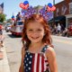 thumbnail image 4 of USA Patriotic Headband Red White Blue Star Hair Accessory Flag Hairband For Women Girls Independence Day Party Decorations, 4 of 9