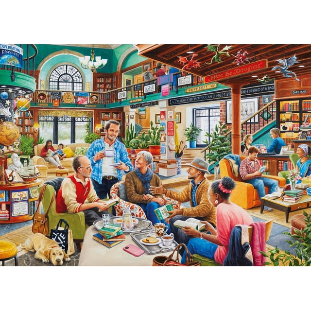 Rompecabezas Ravensburger Turn The Page Bookclub 1000 piezas