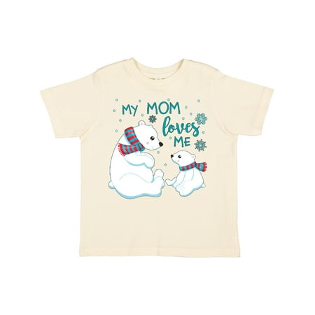 

Inktastic My Mom Loves Me- Cute Polar Bears Gift Toddler Boy or Toddler Girl T-Shirt
