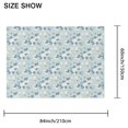 thumbnail image 3 of Rectangular Tablecloth 60x84 Inch – Waterproof Polyester Printed Table Cover, Wrinkle Resistant, Washable for Kitchen & Dining, Floral Flowers Theme, 3 of 6