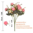 thumbnail image 4 of Artificial Flowers,2 Packs of Artificial Roses.24 Little Rose Silk Flowers., 4 of 6
