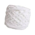 thumbnail image 4 of grueso y voluminoso, hecho a mano, para decoración del hogar, tejido a mano, para proyectos de crochet, suéteres, mantas tejidas, manualidades, Blanco, 4 of 8