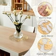 thumbnail image 4 of Mantel Individual Desechable Redondo de Rosa, una Estera de Fina con Metal Brillante y Color Dorado. Decoración Central de Mesa de Comedor, 4 of 5