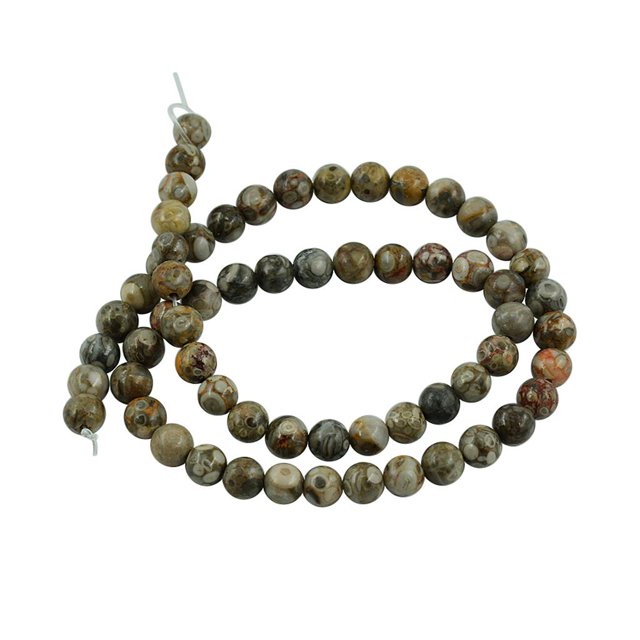 espaciadoras de piedra maifanita 15,5 pulgadas, sueltas , joyería Diy 6mm Zulema Cuentas Redondas Piedra Natural