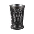 thumbnail image 2 of Vaso de chupito novedoso, vaso para sorbos de aleación de zinc antiguo para cócteles de fiesta estaño Cleopatra, 2 of 9