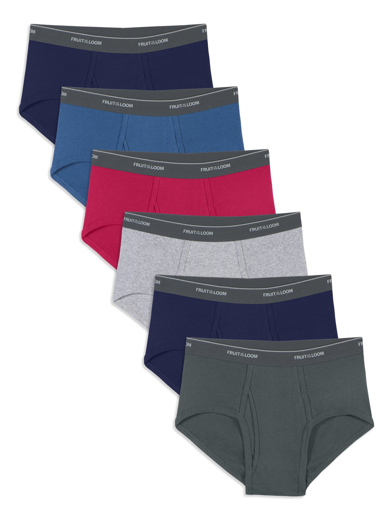 4 Pack Fruit of the Loom Mens Fashion Brief