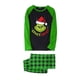 thumbnail image 2 of Conjuntos de pijamas navideños familiares a juego Grinch 2024, pijama de Grinch con parte superior y pantalones de pijama a cuadros, pijama de Grinch para niños y adultos para la familia, Mujer XXXL, 2 of 3