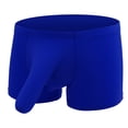 thumbnail image 4 of Pantalones planos para hombre, ropa interior transparente, pantalones de cuatro patas de seda de hielo transparente para hombre, ropa interior sexy con nariz de elefante, 4 of 4