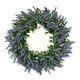 thumbnail image 5 of Corona de lavanda, corona de hojas , 17,72 pulgadas, coronas para todas las estaciones, adorno, coronas de simulación para pared de celebración, 5 of 9