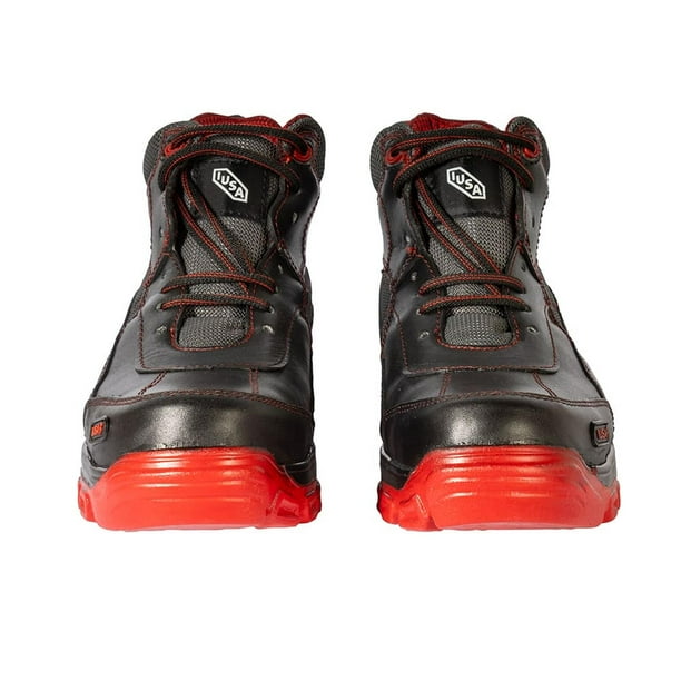 Botas de Seguridad Dieléctricas, IUSA, con Suela Roja negro
