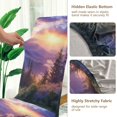 thumbnail image 5 of Yayeee 4 Pack Dining Chair Covers Stretch Parson Chairs Slipcovers Seat Protector, Beautiful Mountain, 5 of 6