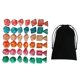 thumbnail image 3 of 42 Pieces Polyhedral Dices Set D8 D10 D12 D20 Colored Toy Game Dices for KTV Yotijar dados de juego, 3 of 9