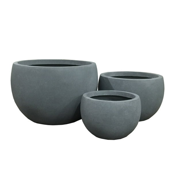 Guagndong Creative Stone Garden Decoration Co Ltd Durx Litecrete Lightweight Concrete Bowl Cement Color Planter Um 15 7 X15 X10 2 Com Guagndong Creative Stone Garden, Stone Garden Bowl Planter