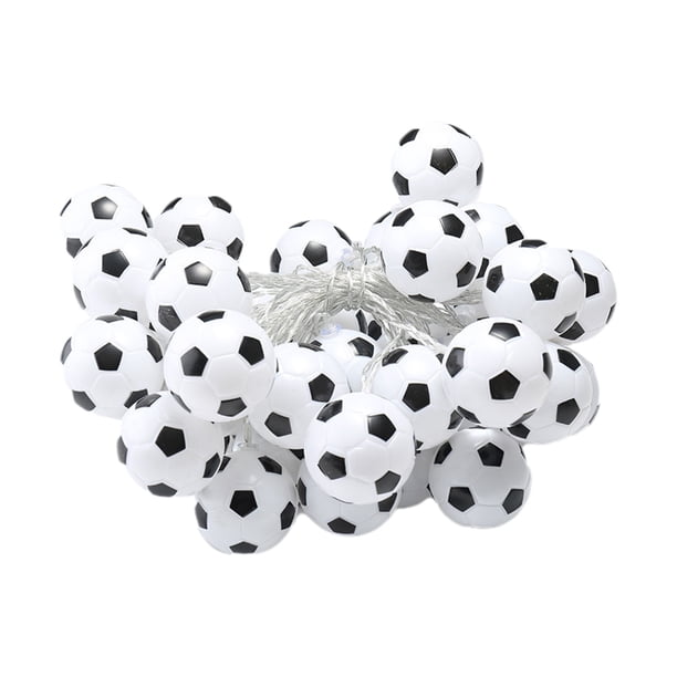 Cuerda Led Luces Cálidas Cuerda de Luz Decorativa de la Copa de Fútbol Blanco para la Decoración Interior Del Tema Del Bar de la Habitación