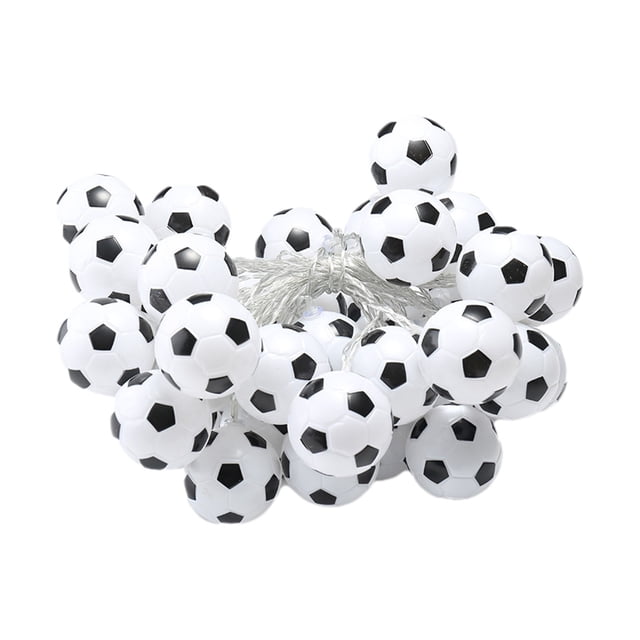 Cuerda Led Luces Cálidas Cuerda de Luz Decorativa de la Copa de Fútbol Blanco para la Decoración Interior Del Tema Del Bar de la Habitación