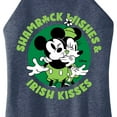 thumbnail image 3 of Disney - Shamrock Wishes Irish Kisses - Juniors High Neck Tank Top, 3 of 5