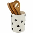 thumbnail image 1 of Kate Spade New York Deco Dot Ensemble de 4 Porte-Ustensiles, 3.9 LB, Blanc, 1 of 5