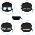 thumbnail image 2 of Visland 3PCS Sunglasses Case and Large Waterproof Eyeglasses Case Hard EVA zipper for Men & Women or Children, 2 of 7