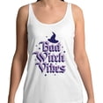 thumbnail image 2 of Bad Witch Vibes Tank Top Unisex Medium White, 2 of 5