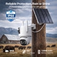 thumbnail image 3 of No WiFi Cellular Security Camera for Farm, Cabin & Jobsite, 4G LTE, 24/7 Recording, Solar Powered, Night Vision, 32GB SD, 3 of 9
