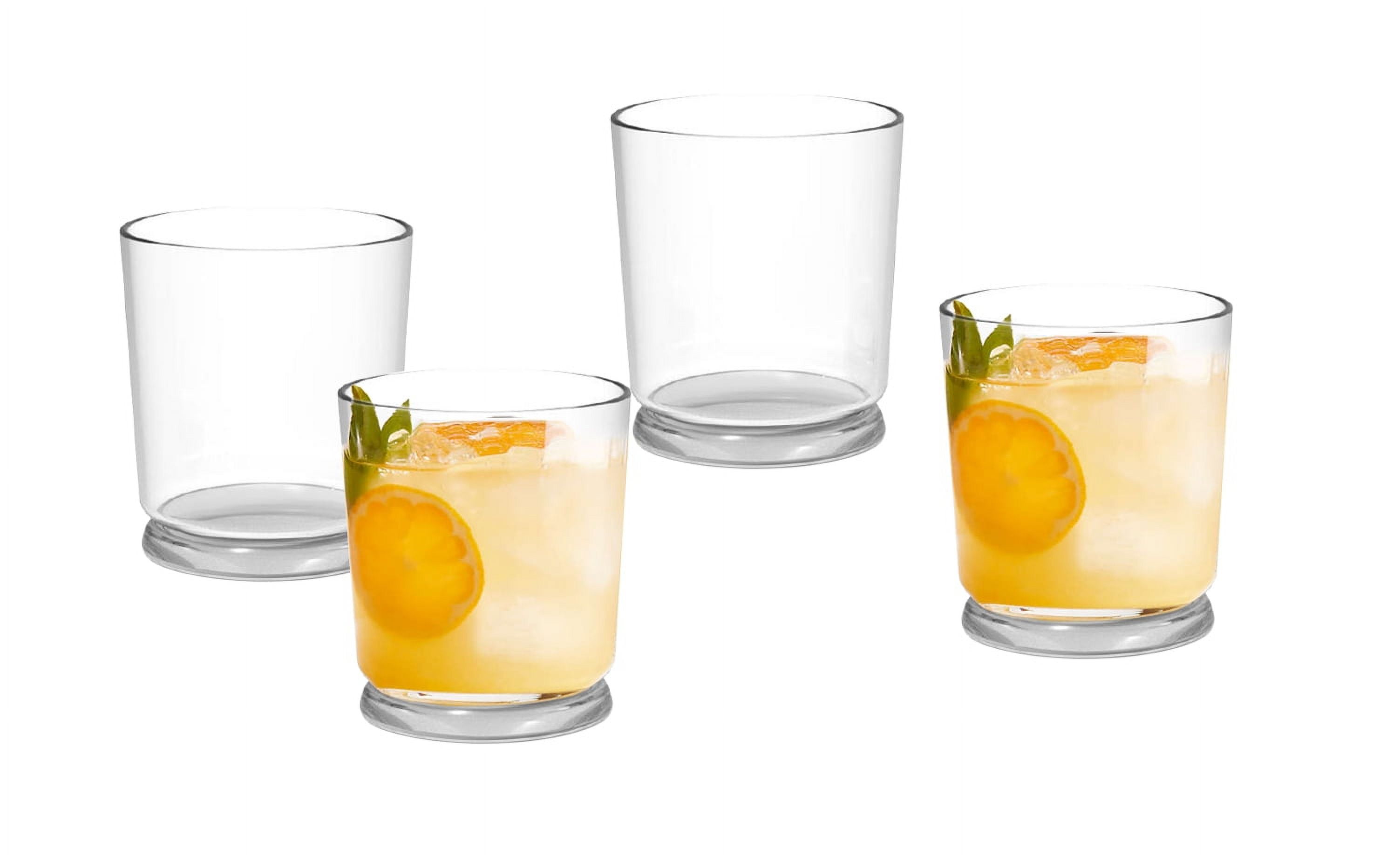 Better Homes & Gardens Emerson Clear Old Fashioned Glasses, 12 oz, 4 Pack