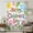 LightGreen, variant on Children's Day Sheer Curtains 54 Inches Long for Bedroom, Cartoon Cute Flowers Leaf Pink Plaid Light Filtering Privacy Drapes, Breathable Semi Sheer Window Treatment for Bathroom Dining Room Kitchen