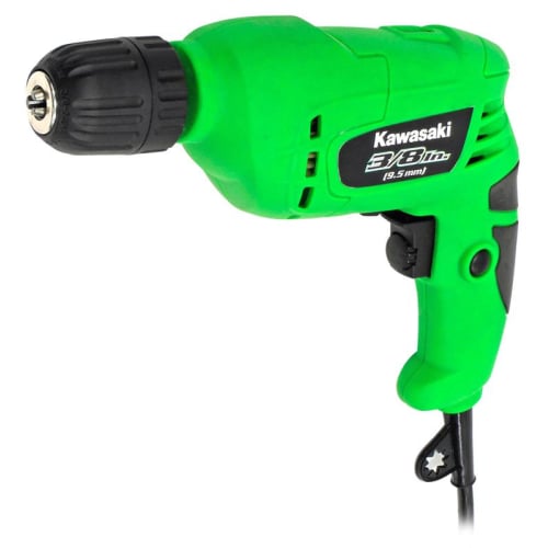 Kawasaki 841409 3/8 Inch Heavy Duty Variable Speed Drill With Keyless