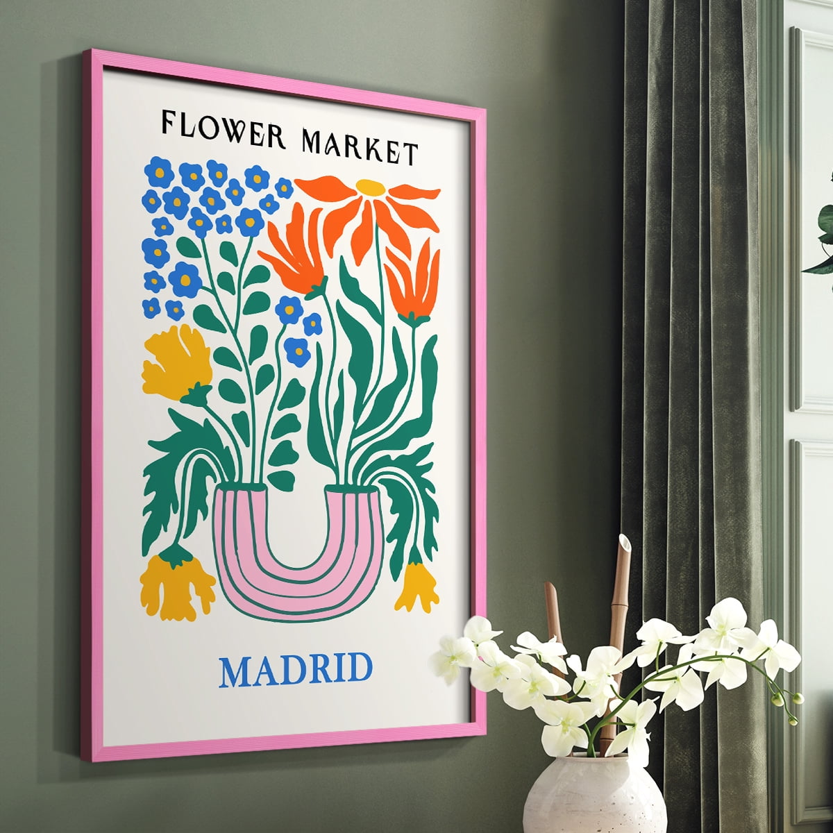 Matisse X Framed Print - Solid Wood