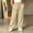 *Beige, variant on ClodeEU Women's Plus Size Elastic Waist Drawstring Sweatpants with Pockets ,Solid Color Casual Athletic Pants Beige,Women's Plus L