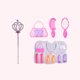 thumbnail image 3 of Juego de muñecas para niña, caja de regalo de 17,3 pulgadas, hermoso Kit de vestir de muñeca princesa a la moda para niñas, jardín de infantes, 3 of 4