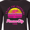 thumbnail image 4 of Inktastic Summer Enjoy the Sunshine Panama City Florida in Pink Long Sleeve Youth T-Shirt, 4 of 5