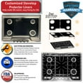 thumbnail image 5 of Stove Protector Liners Compatible with Frigidaire Stoves, Gas Ranges - Customized - Easy Cleaning Liners for Frigidaire Compatible Model FGGS3075KWA, 5 of 5