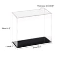 thumbnail image 2 of Uxcell Acrylic Clear Display Case Box Dustproof Protection Showcase  11.8''x3.9''x9.8'', 2 of 6