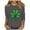 Gray, variant on Saint Patrick Day Womens 3/4 Length Sleeve T Shirts Festival Shamrock Green Print Blouse Pullover Round Neck Holiday Tees Irish Vacation Novelty Shirts Loose Tops 3XL